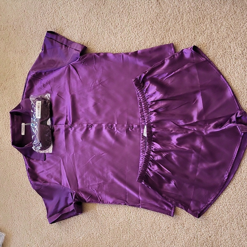 Pajama Set and Sleep Mask
